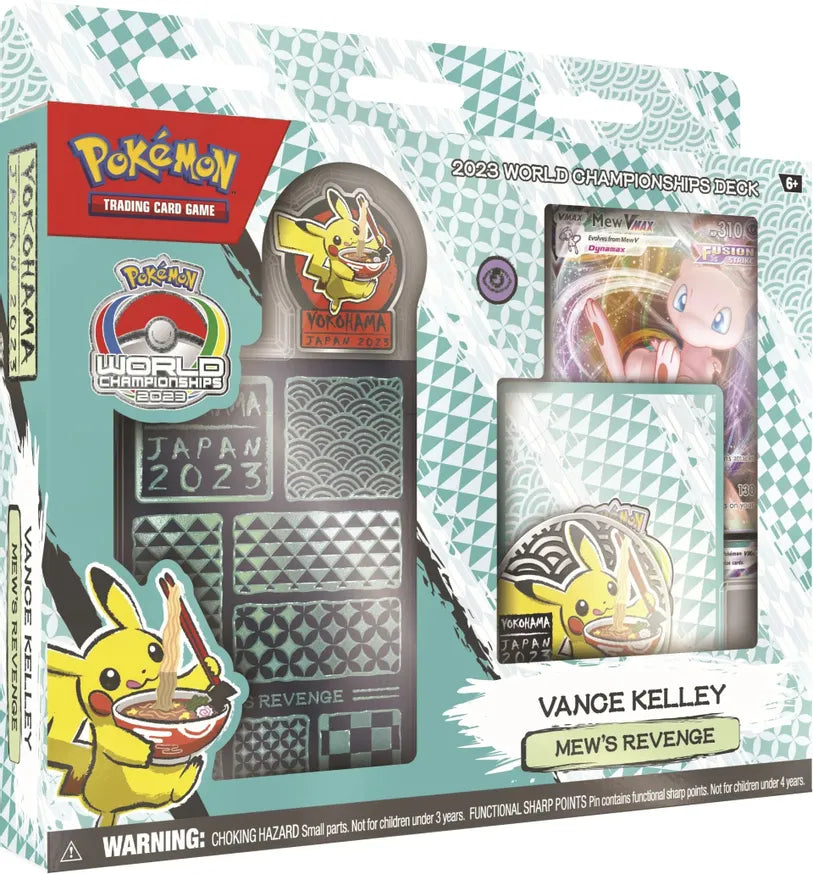 2023 World Championship Deck (Tord Reklev (Psychic Elegance), Gabriel Fernandez (Colorless Lugia), Shao Tong Yen (Lost Box Kyogre) or Vance Kelley (Mew's Revenge))