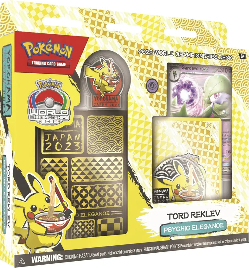 2023 World Championship Deck (Tord Reklev (Psychic Elegance), Gabriel Fernandez (Colorless Lugia), Shao Tong Yen (Lost Box Kyogre) or Vance Kelley (Mew's Revenge))