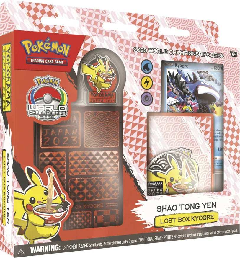 2023 World Championship Deck (Tord Reklev (Psychic Elegance), Gabriel Fernandez (Colorless Lugia), Shao Tong Yen (Lost Box Kyogre) or Vance Kelley (Mew's Revenge))