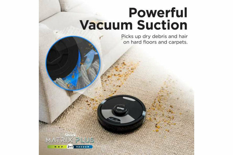 Shark Matrix Plus 2-in-1 Robot Vacuum & Mop | RV2620WDUK | Black/Silver